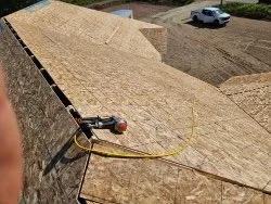 a roof above